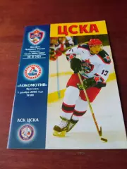 ЦСКА - Локомотив Ярославль. 1 декабря 2006 год