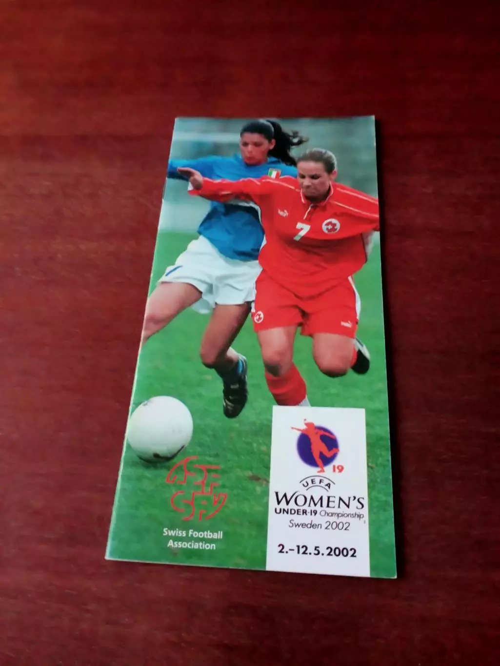 Швеция. 2 - 12 мая 2002 год. Чемпионат до 19 лет. Официальный буклет 20 стр