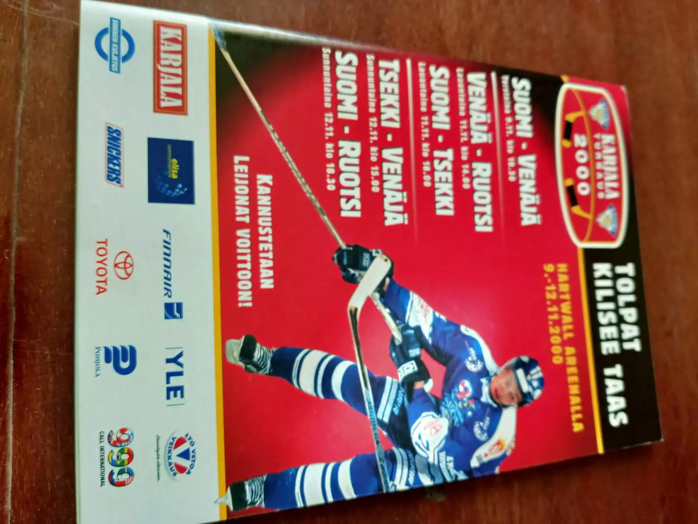 Кубок Карьяла. Финляндия. 9-12 ноября 2000 год - 65 страниц