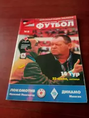 Локомотив Нижний Новгород - Динамо Москва. 23 июня 2000 год