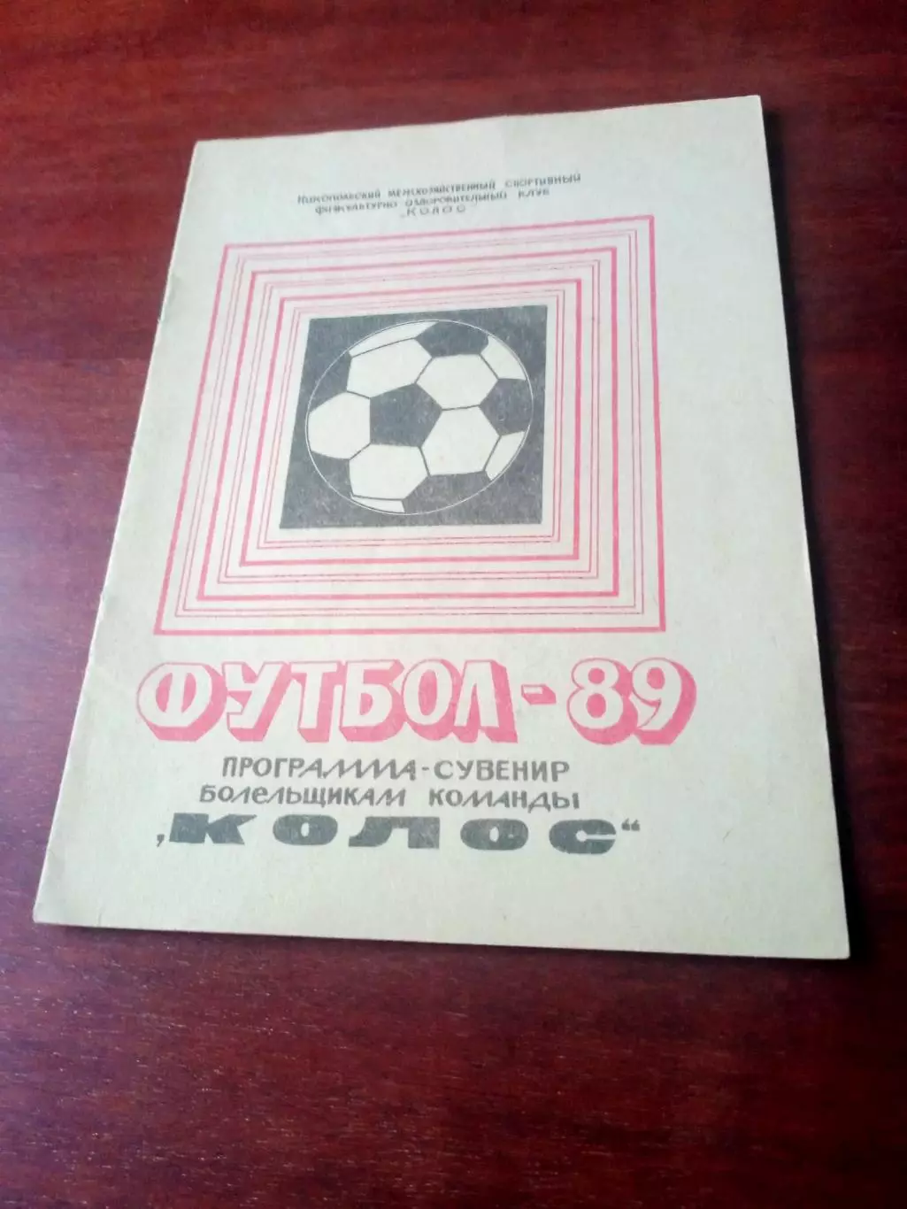 Футбол. Никополь. 1989 год.