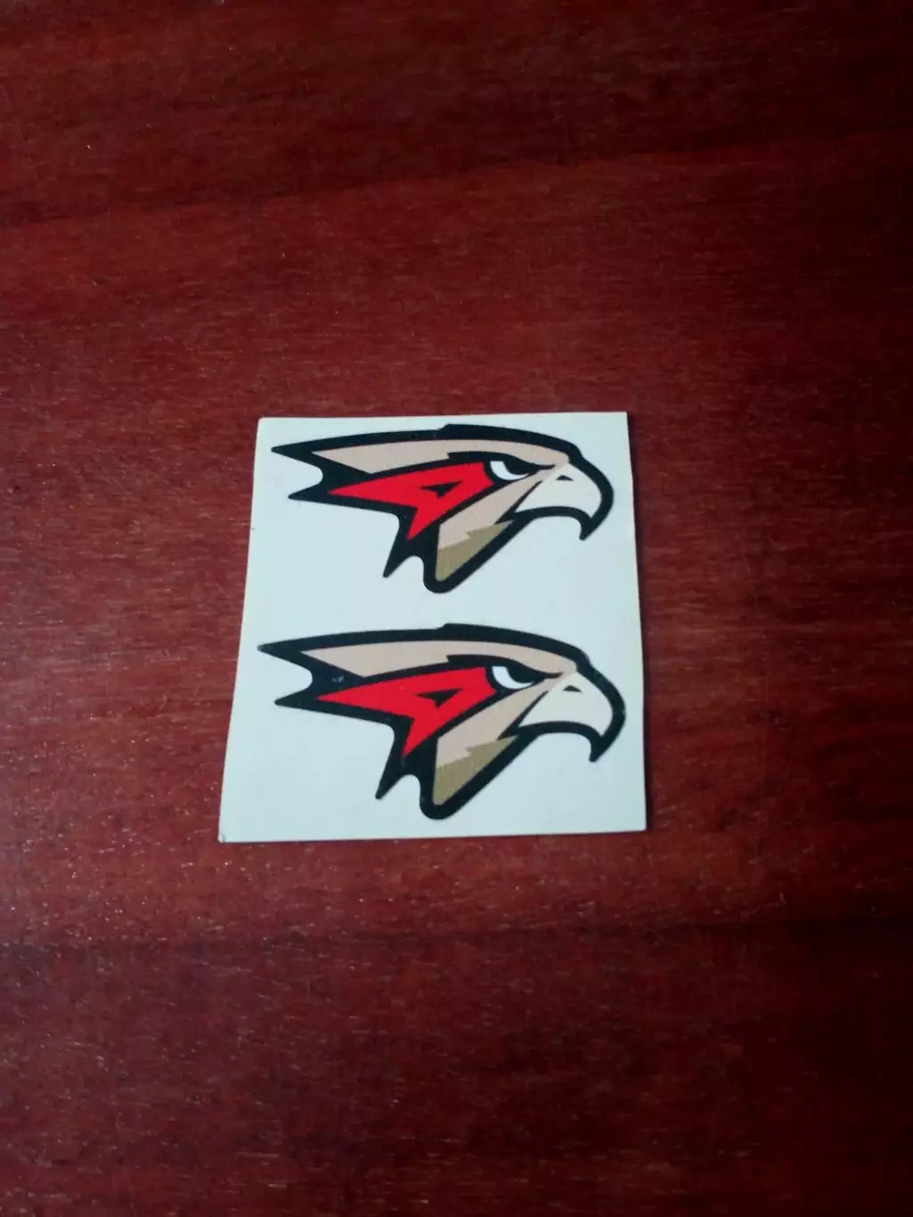 Наклейки (две). ХК Авангард - ястреб