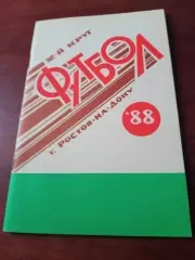 Футбол. Ростов. 1988 год, 2 круг