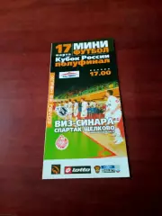 Кубок России. Виз-Синара Екатеринбург - Спартак Щёлково. 17.03.2007 г