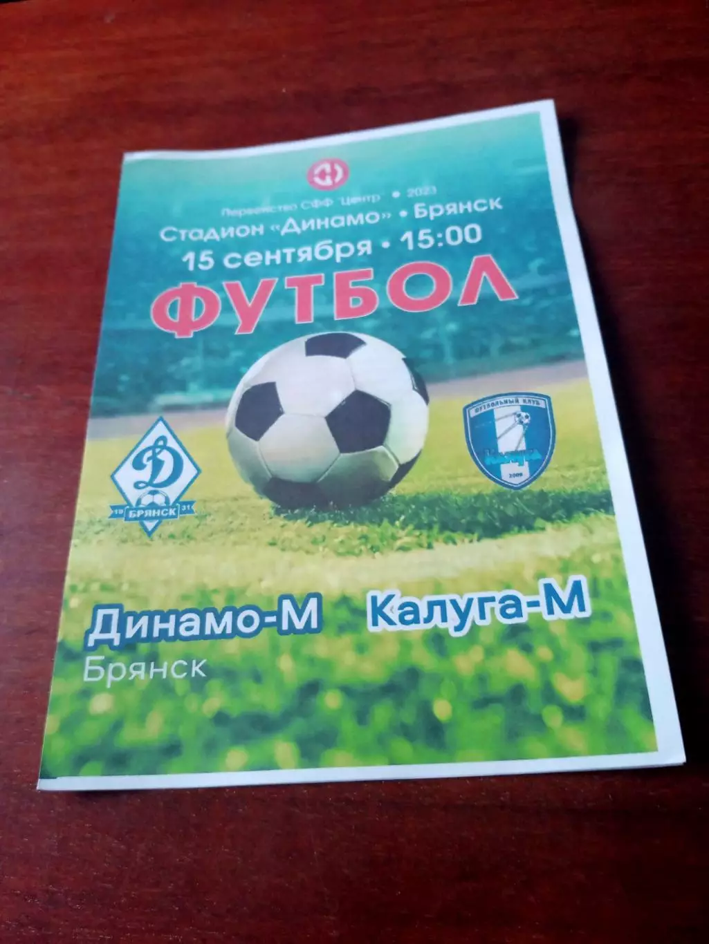 Динамо-М Брянск - ФК Калуга-М. 15 сентября 2023 год