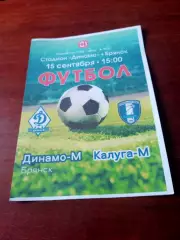 Динамо-М Брянск - ФК Калуга-М. 15 сентября 2023 год