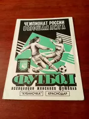 Кубаночка Краснодар, 1995 - Калужанка, Текстильщик-СИМ Раменское