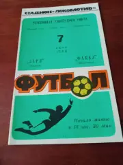 АКЦИЯ. Заря Калуга - Факел Воронеж. 7 июля 1988 год