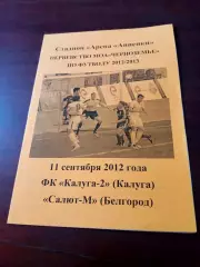 Калуга-2 - Салют-М Белгород. 11 сентября 2012 г