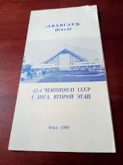 ХК Авангард Омск. 1989 год