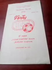 Турбостроитель Калуга - Волгарь Астрахань. 21 июня 1994 год