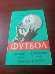 Локомотив Калуга - Красная Пресня Москва. 20 июля 1980 год