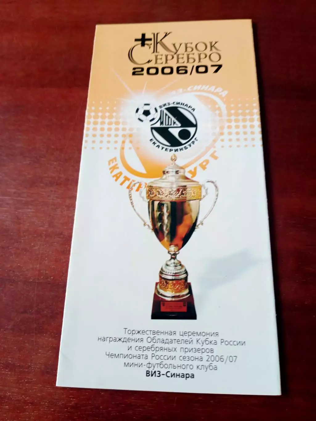 Виз-Синара - серебро. Сезон-2006/2007