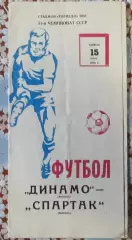 Спартак Москва - Динамо Москва - 15.07.1978.