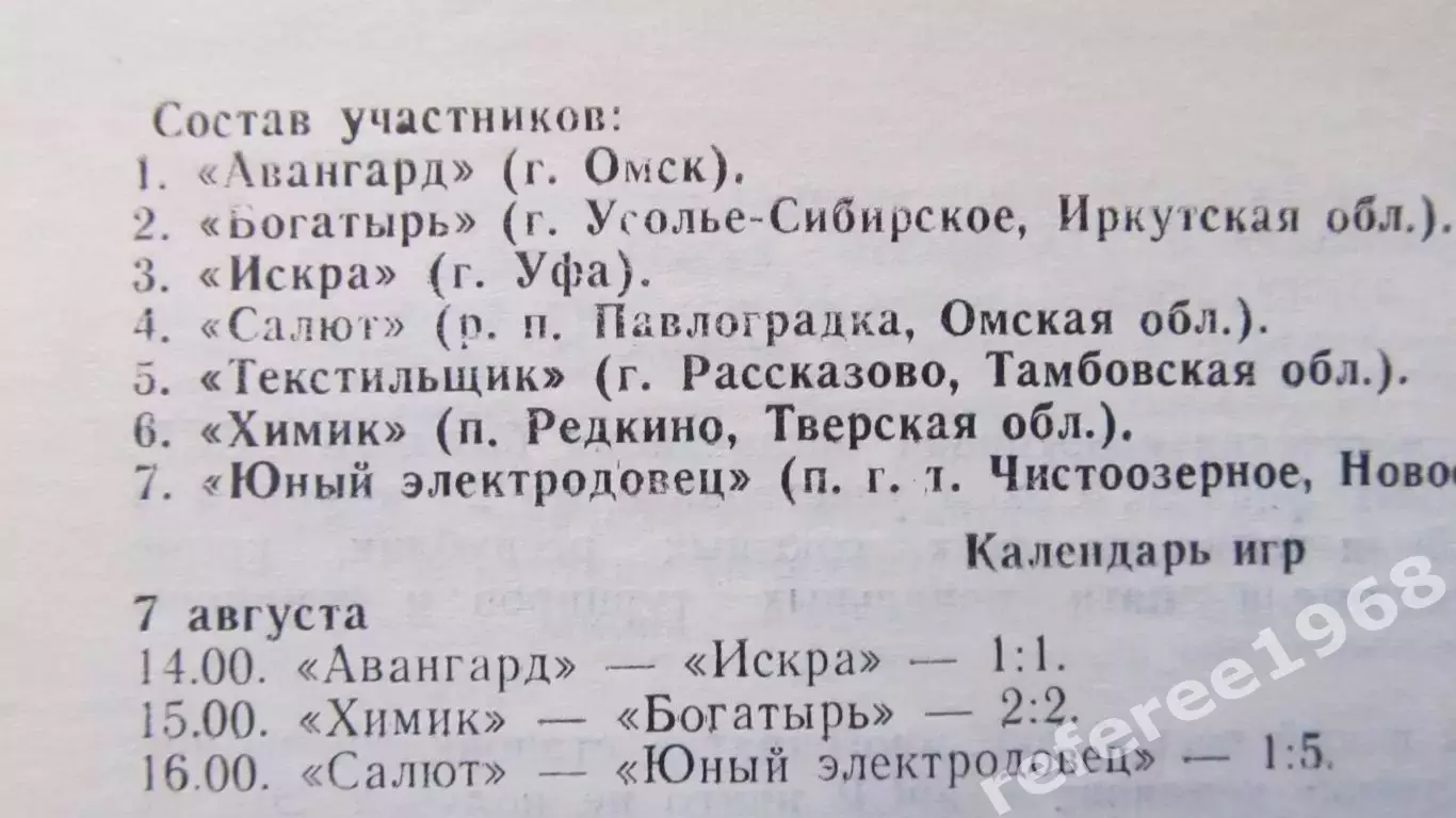 Всесоюзный финал Кожаный мяч, Омск 1993. Возраст 1978-79 г.р. 1