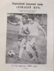 Всесоюзный финал Кожаный мяч, Омск 1993. Возраст 1978-79 г.р.