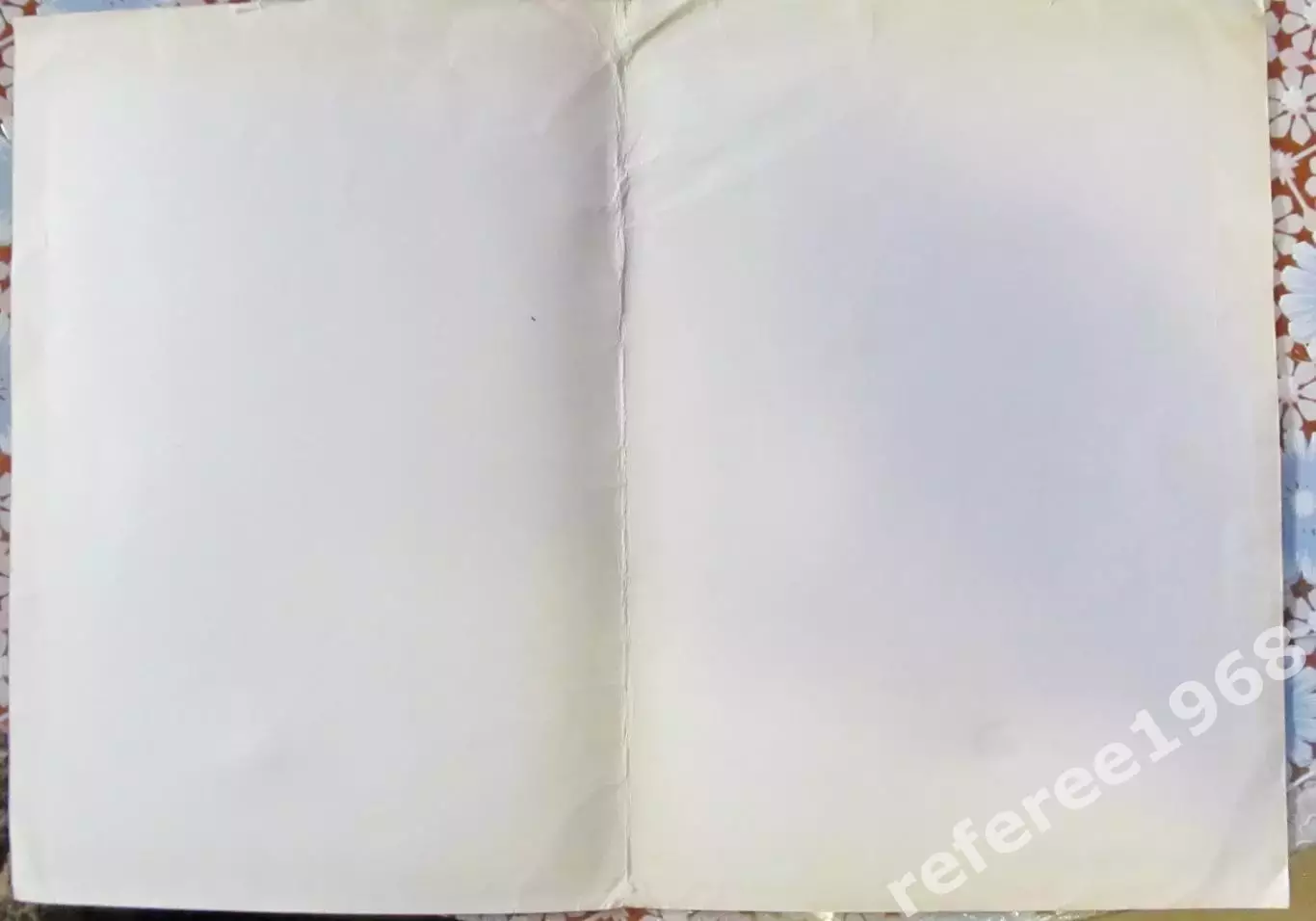 Папка для информации. Кубок ФИФА 1985 год 1