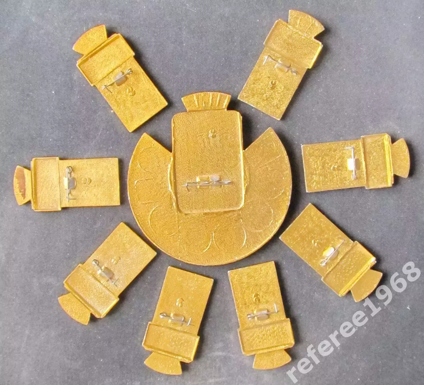 Полный набор значков. ЧМ по хоккею 1986, Москва. 2