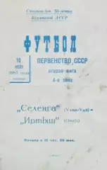 Селенга Улан-Удэ-Иртыш Омск, 1987
