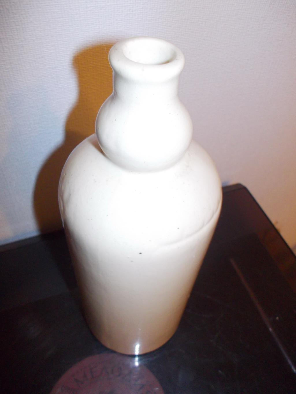 Бутылка из-под алтайского пантового бальзама. Керамика. 1991 год. Барнаул. 1