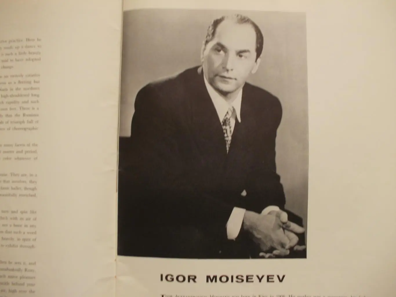 Американский буклет ансамбля танца Игоря Моисеева на гастролях в США,1958 год 2
