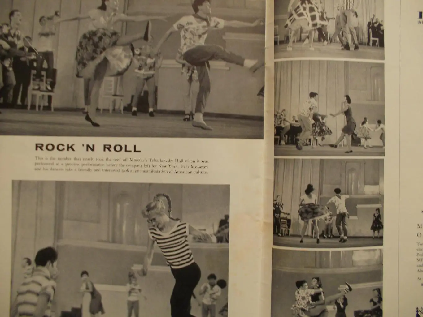 Американский буклет ансамбля танца Игоря Моисеева на гастролях в США,1958 год 4
