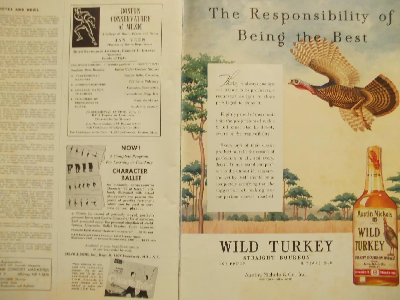 Американский буклет ансамбля танца Игоря Моисеева на гастролях в США,1958 год 5