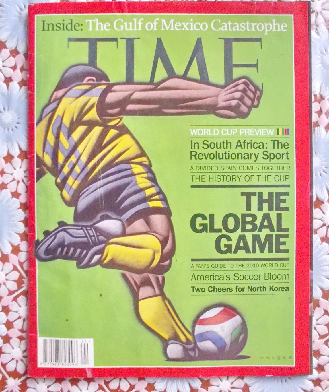 Журнал TIME. О ЧМ-2010 по футболу в Южной Африке. Июнь 2010 год.