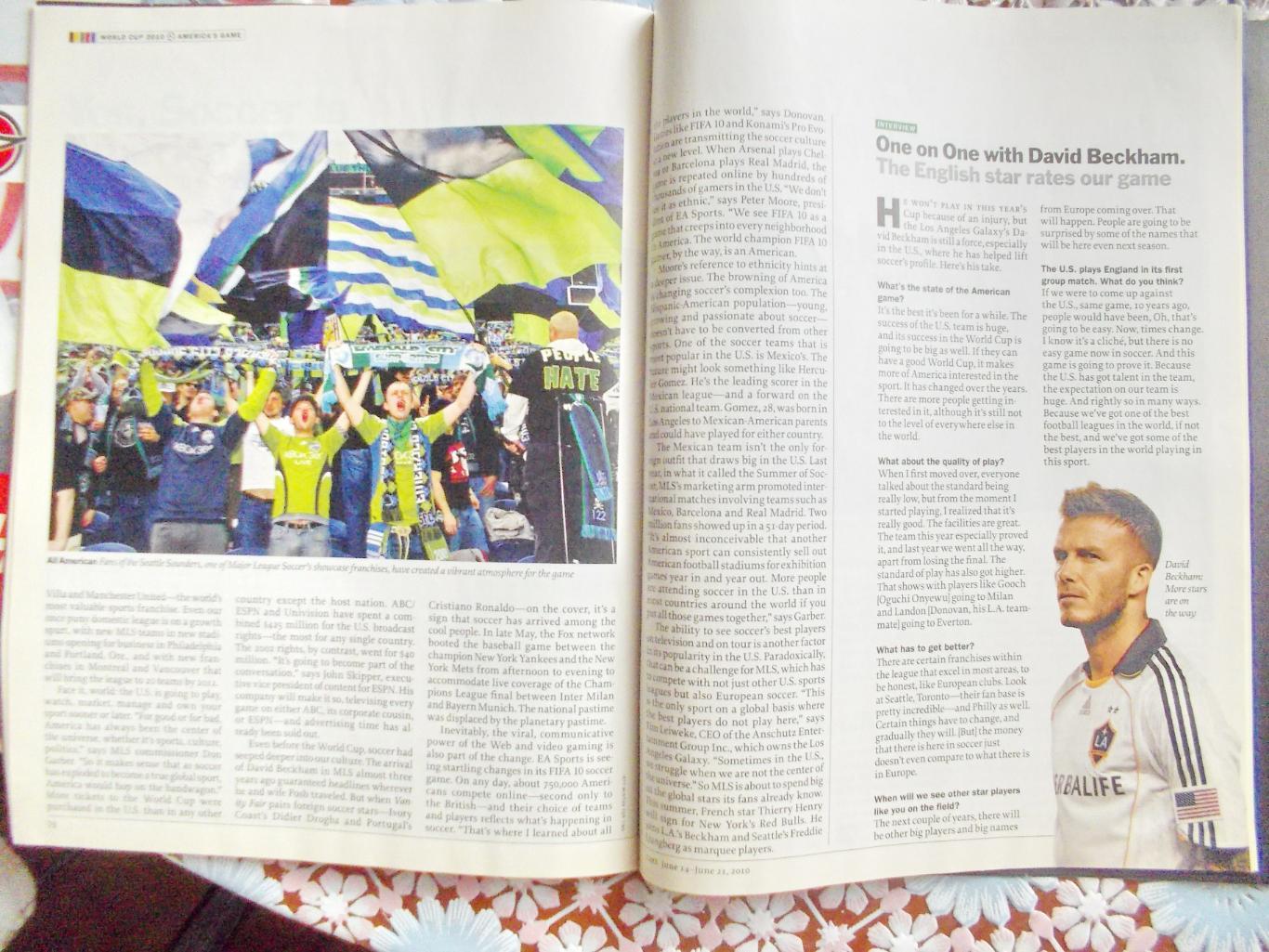 Журнал TIME. О ЧМ-2010 по футболу в Южной Африке. Июнь 2010 год. 3