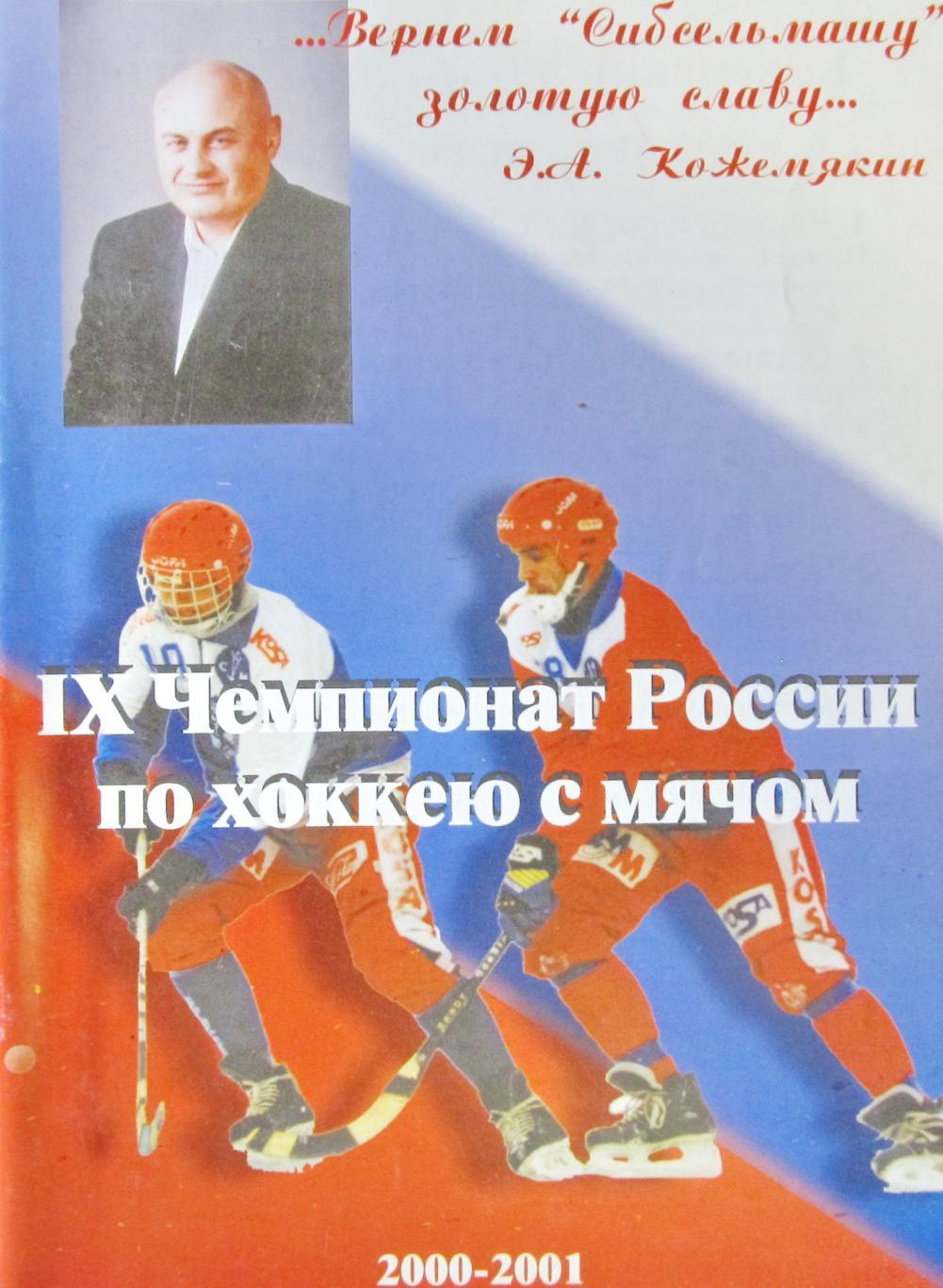 Хоккей с мячом. Новосибирск, 2000