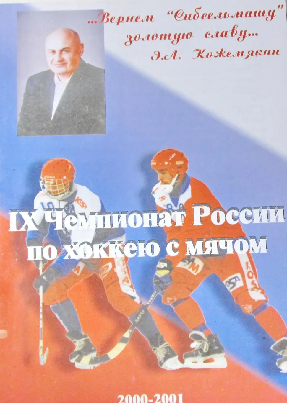 Хоккей с мячом. Новосибирск, 2000-2001