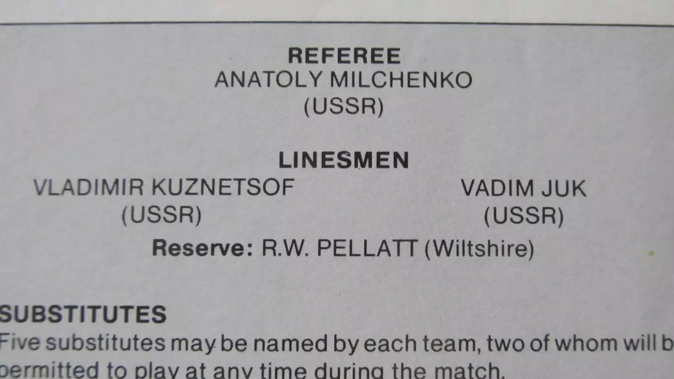 Отбор к ЧМ-86. Англия-Турция, 16.10.1985 3