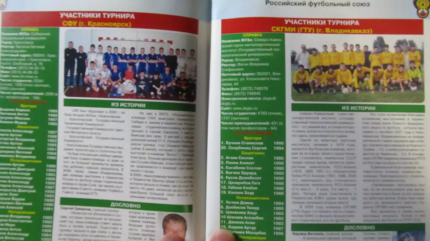 Турнир П-во России по футболу среди студентов. Финал, Е/бург 2008. 3