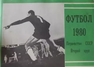 Футбол-справочник 1980, второй круг