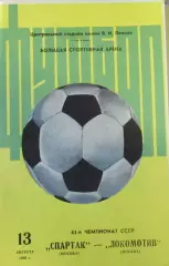 Спартак-Локомотив, 1980