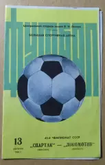 Спартак Москва-Локомотив Москва, 1980