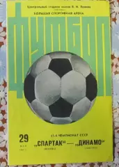 Спартак Москва-Динамо Москва, 1982