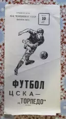ЦСКА(Москва) -ТОРПЕДО (Москва) 10.05.1979