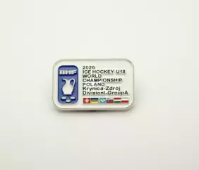 Официальный значок чемпионата Мира 2026 U18 див. I-A Польша /Крыница-Здруй/.