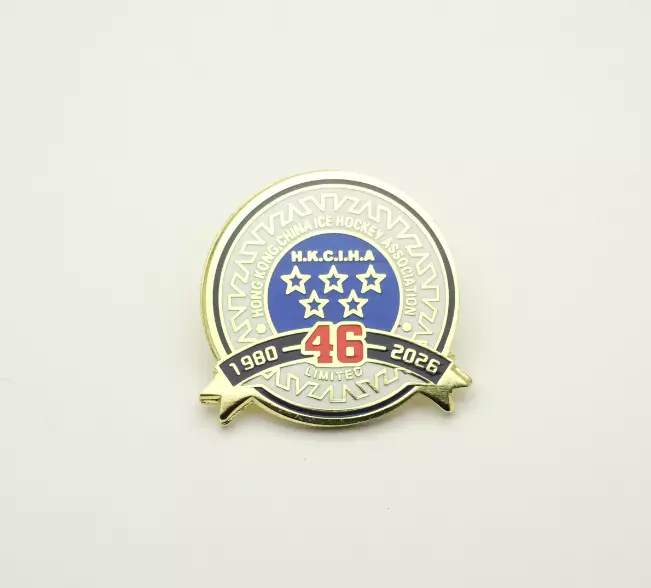 Официальный значок федерация хоккея Гонконга 46 лет