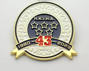Официальный значок федерация хоккея Гонконга 43 года.