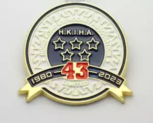 Официальный значок федерация хоккея Гонконга 43 года.