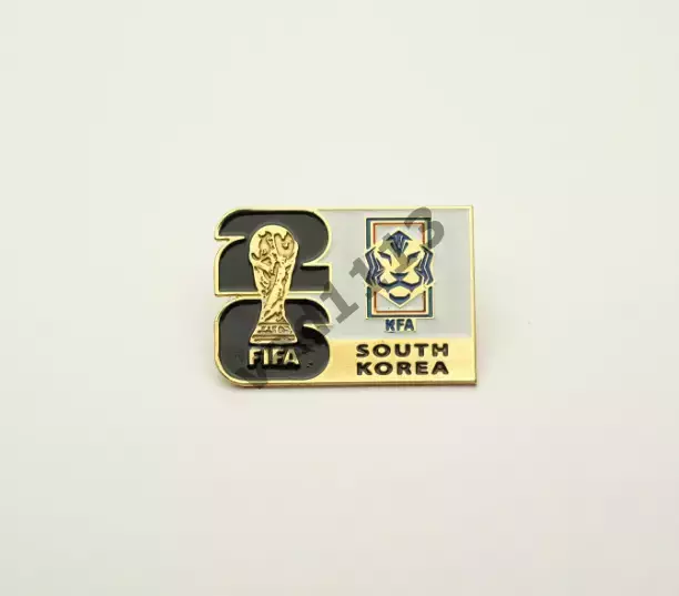 Набор значков Чемпионат Мира 2026 - участник турнира сборная Южной Кореи.
