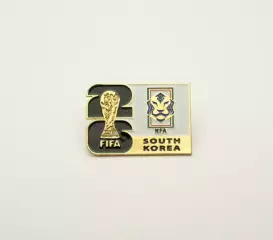 Набор значков Чемпионат Мира 2026 - участник турнира сборная Южной Кореи.