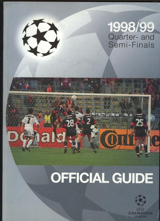 OFFICIAL GUIDE Лига Чемпионов 1998/99