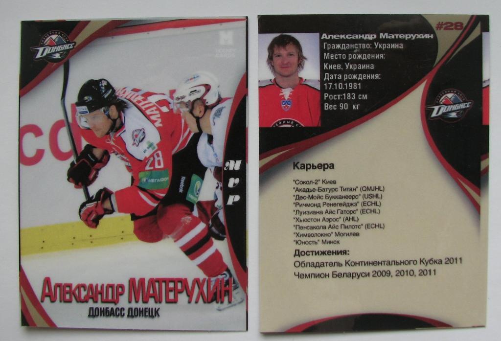 ХК Донбасс 2012/13 Александр Матерухин