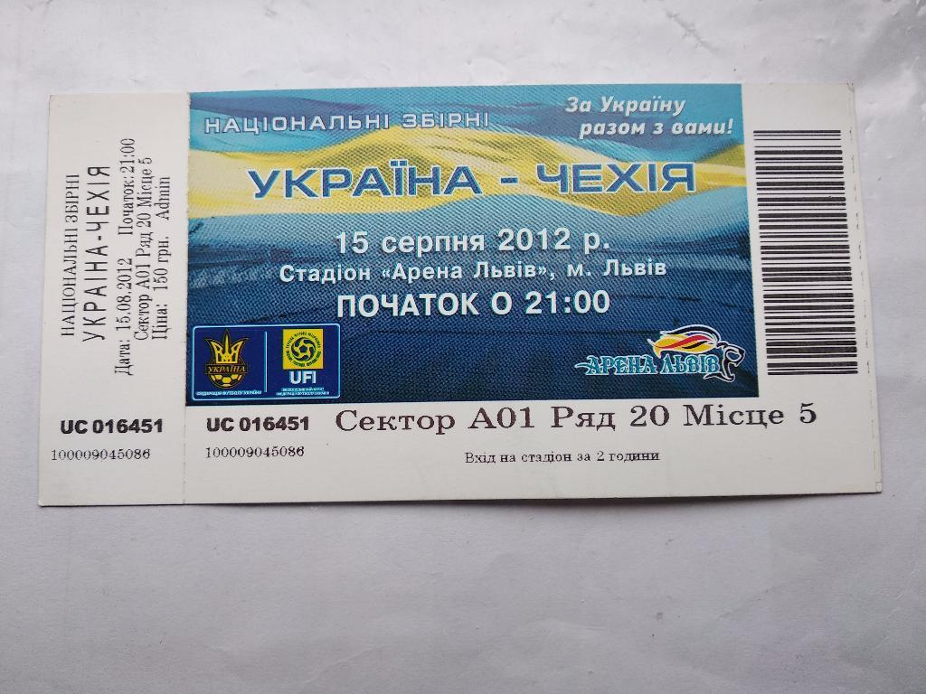 Украина - Чехия 16ж15.08.2012