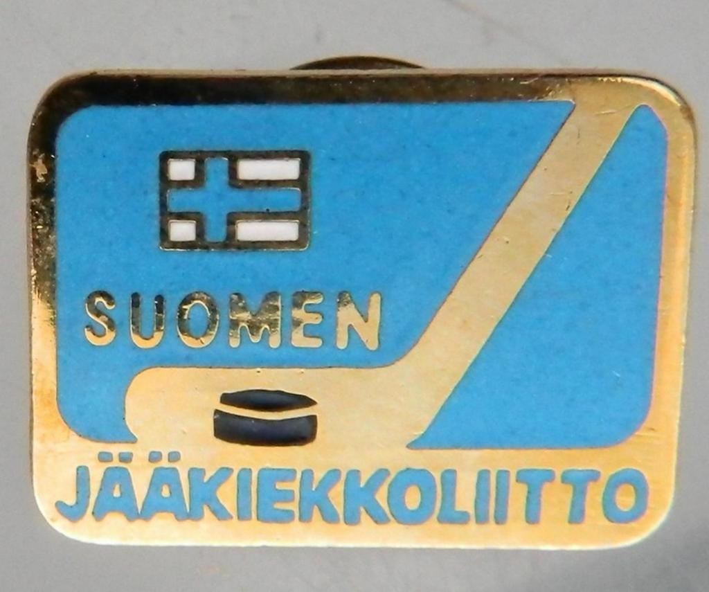 Официальный значок федерация хоккея Финляндии.