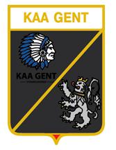 ФК Гент Бельгия -KAA GentBelgium / герб города и эмблема клуба/