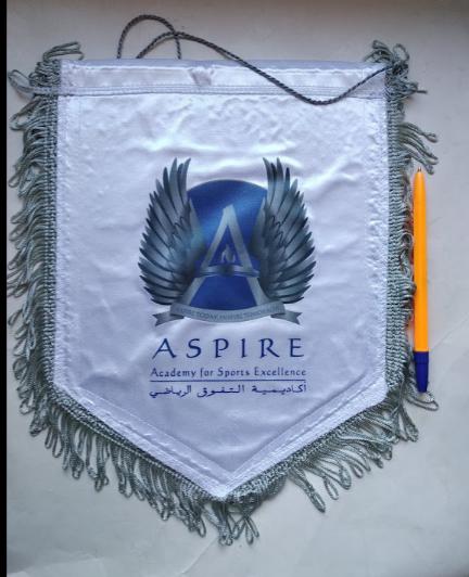 Футбол- официальный вымпел Академия Aspire Катар Азия 1